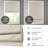 Printed Faux Silk Room Darkening Cordless Roman Shade Living Room Curtain Blackout Curtain-1022913603-1022913602