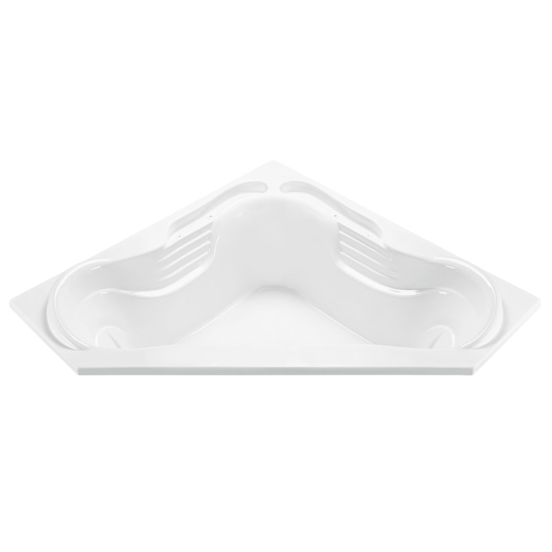 Baignoire de trempage en acrylique MTI Solutions - 72 x 72, Blanc