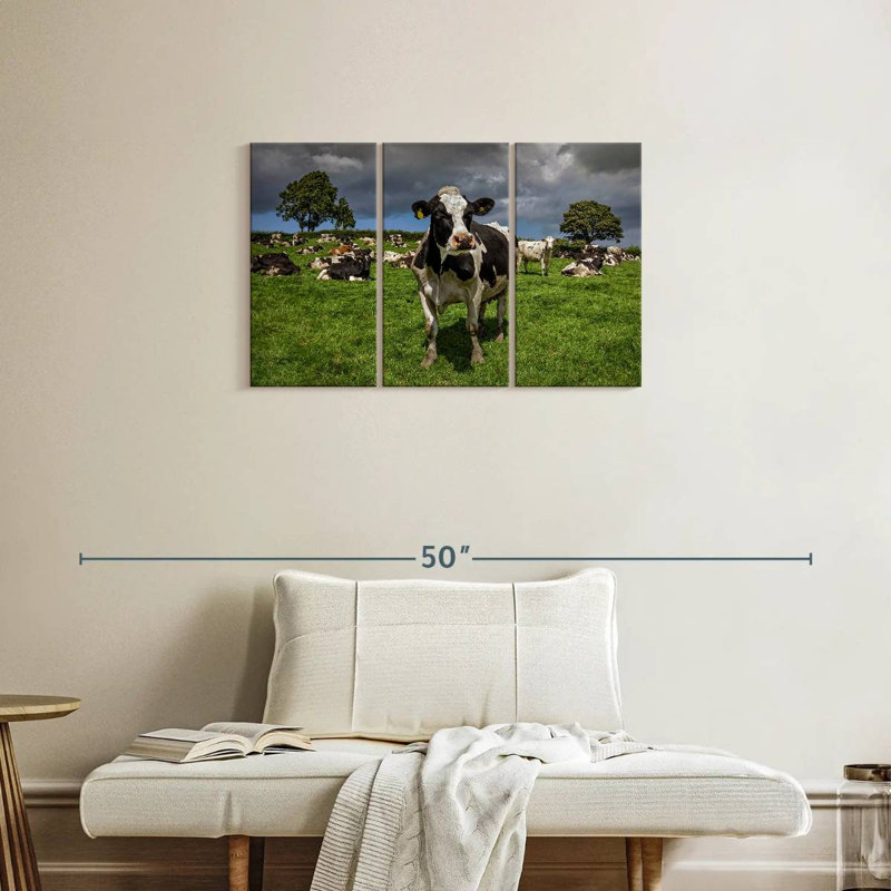 Brampt Holstein Cow, 20" H x 33" W