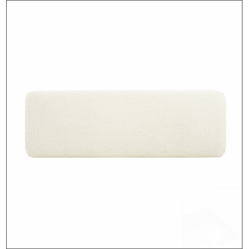 Comfortable Ottoman, A solid basic framework, comfortable, durable and beautiful, White