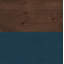 Table de chevet 14 pouces Home Nantucket, sans assemblage, whisky denim