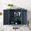 Armoire de salle de bain murale à miroir avec porte d'armée, 2 portes, compartiment de rangement pour meuble-lavabo, charnières à fonctionnement en douceur avec portes en miroir et style ouvert, installation peu encombrante, structure en acier-861304802