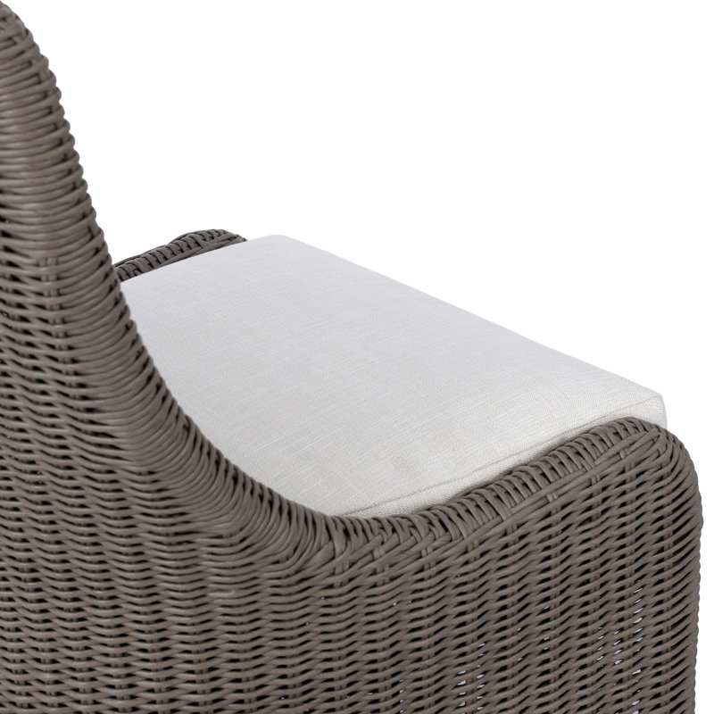 Blaire Outdoor Dining Side Chair, Vintage Taupe