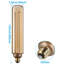 Ampoule DEL tubulaire décorative, ampoules à filament rétro T19, base E26, intensité variable, verre ambré