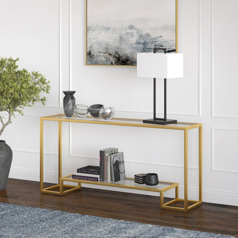 Peavy 162,6Cm Console Table, Gold