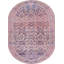 Tapis transitionnel Amilio bleu marine / mauve-1591787087