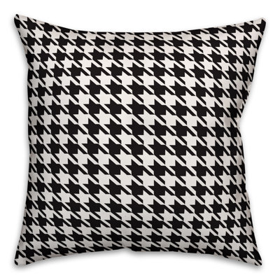 Houndstooth Square Pillow Cover & Insert