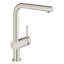 Minta® Pull Out Single Handle Kitchen Faucet with Accessories-23407482