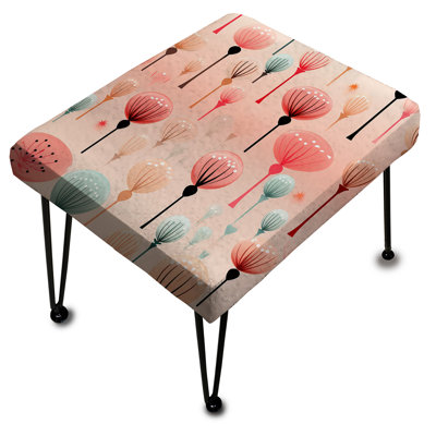 Ferre - Repose-pieds rectangulaire abstrait