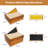 10-Frame Complete Beehive Kit, Wax Coated Bee Hives , Includes 2 Deep Box and 1 Medium Bee Box-272620424