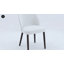 Petites chaises de salle à manger rembourrées en bois massif - Courbe ergonomique et rembourrage moelleux pour espaces multiples-244455638