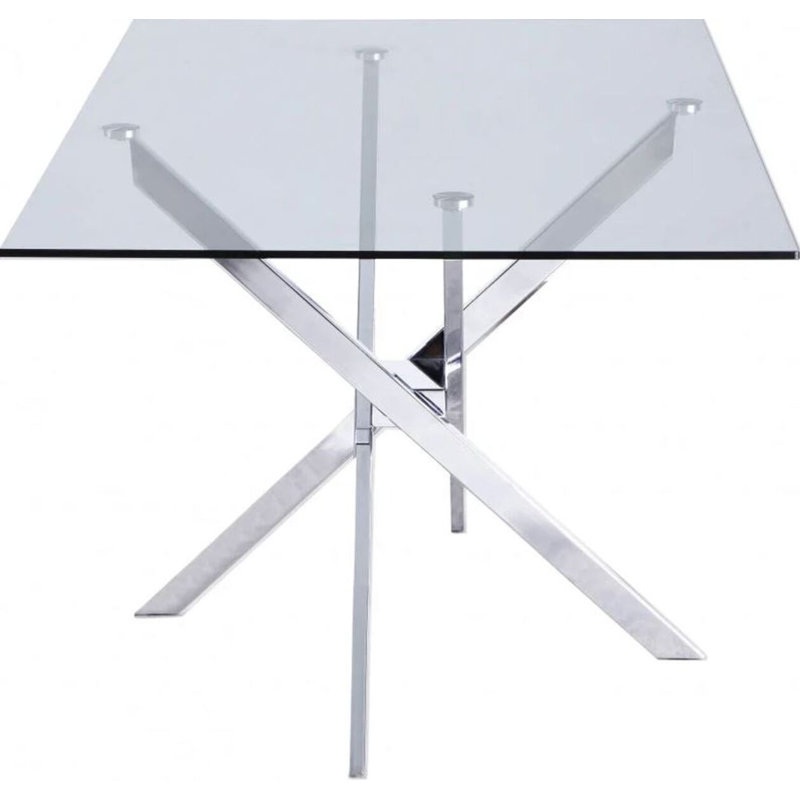 Table de salle à manger Arias, Argent