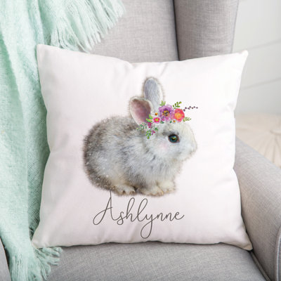 Cotton Blend Throw Pillow