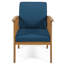 Chaises d'extérieur en bois (de 2) - et 2 pièces confortables aux conditions météorologiques difficiles-653056372-653056378