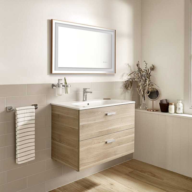 Aluminium Rectangle Wall Mirror, 24" x 36"