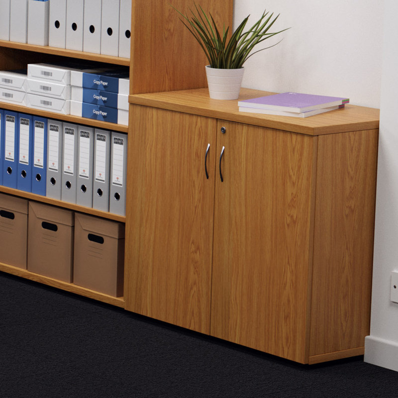 Buariki 2 -Door Storage Cabinet, Oak