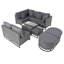 Ensemble modulaire d'extérieur 7 pièces avec 2 tables basses-1504159938