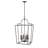 6 - Light Matte Black Lantern Pendant