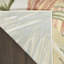 Floral Indoor/Outdoor Ivory Green  Area Rug-741886797