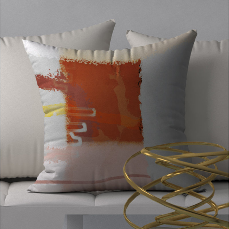 Housse de coussin carré fascinant et insert, 24" X 24"