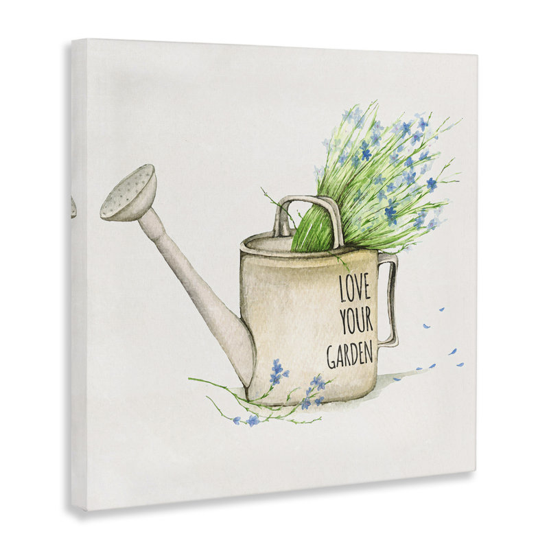 «Love Your Garden» par Karen Smith, H 17 po x l 17 po
