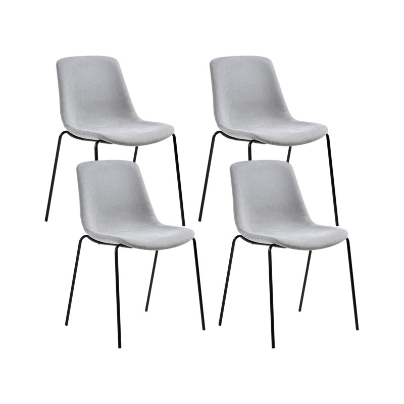 Upholstered Counter Stool, Grey