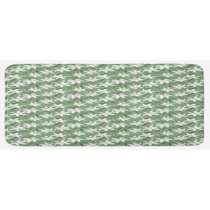 Tapis de cuisine romantique