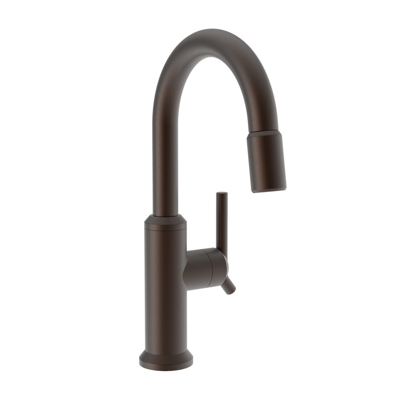 Jeter Single Handle Pull Down Bar Faucet, English Bronze