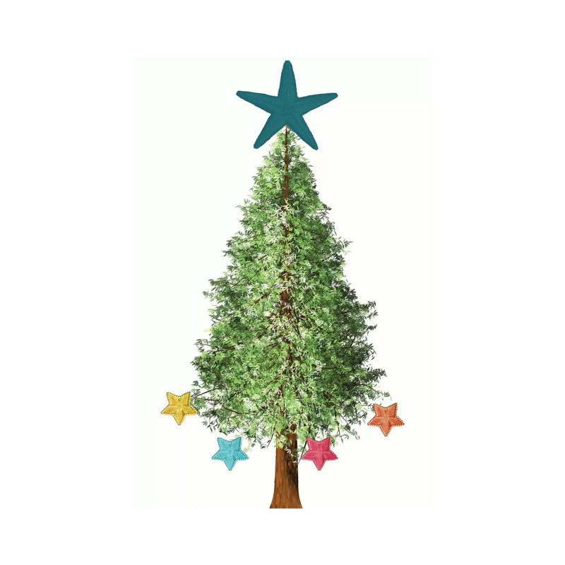 Coastal Christmas 1 Piece Wrapped Canvas Wall Art, 66.04 cm H x 45.72 cm W x 1.91 cm D