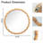 Round Wavy Wall Mirror