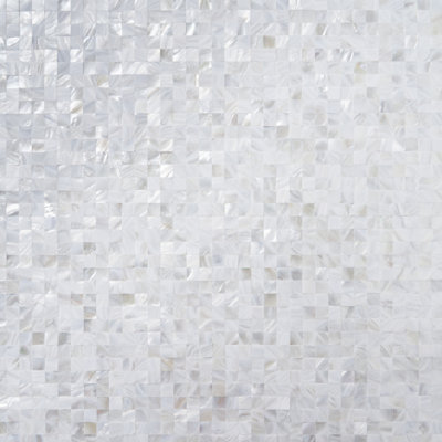 Lokahi 0.66" x 0.66" Seashell Frid Mosaic Wall Tile