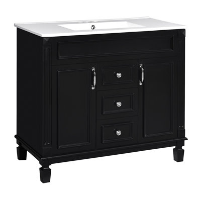 Meuble-lavabo 36 po avec lavabo supérieur
