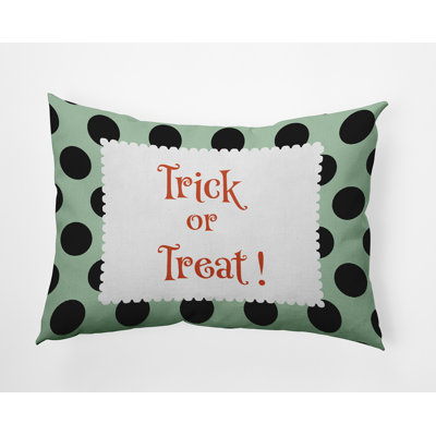 Polka Dots Reversible Throw Pillow