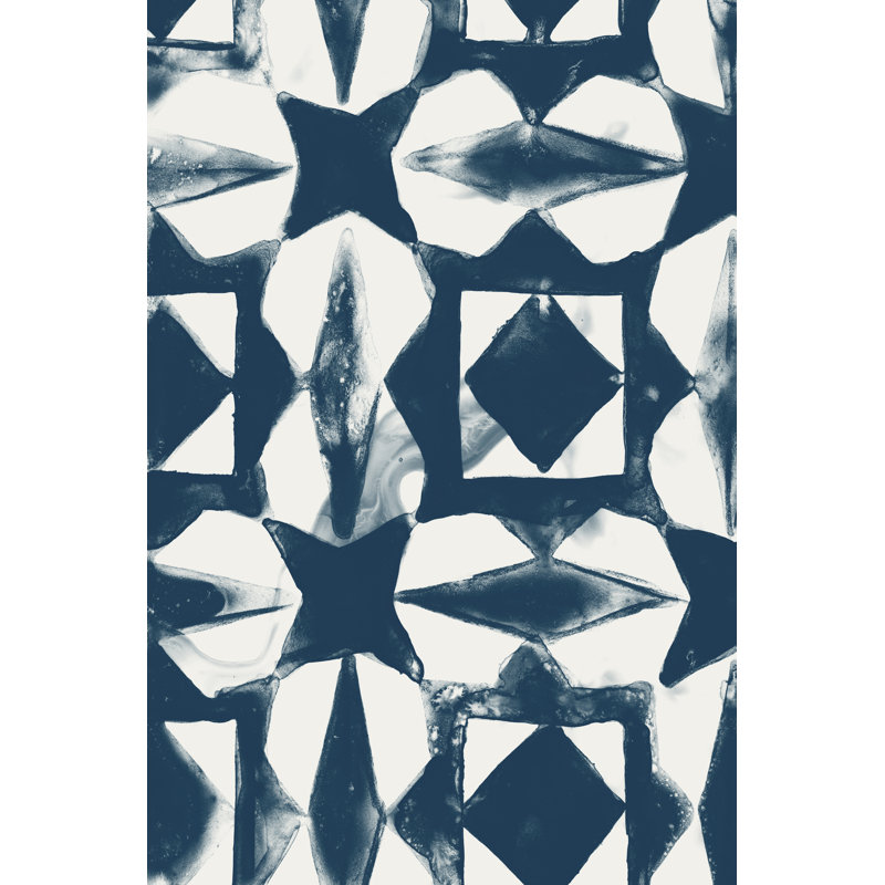 Monochrome Signals VI - Wrapped Canvas Painting, 46cm H x 30cm W x 3.8cm D