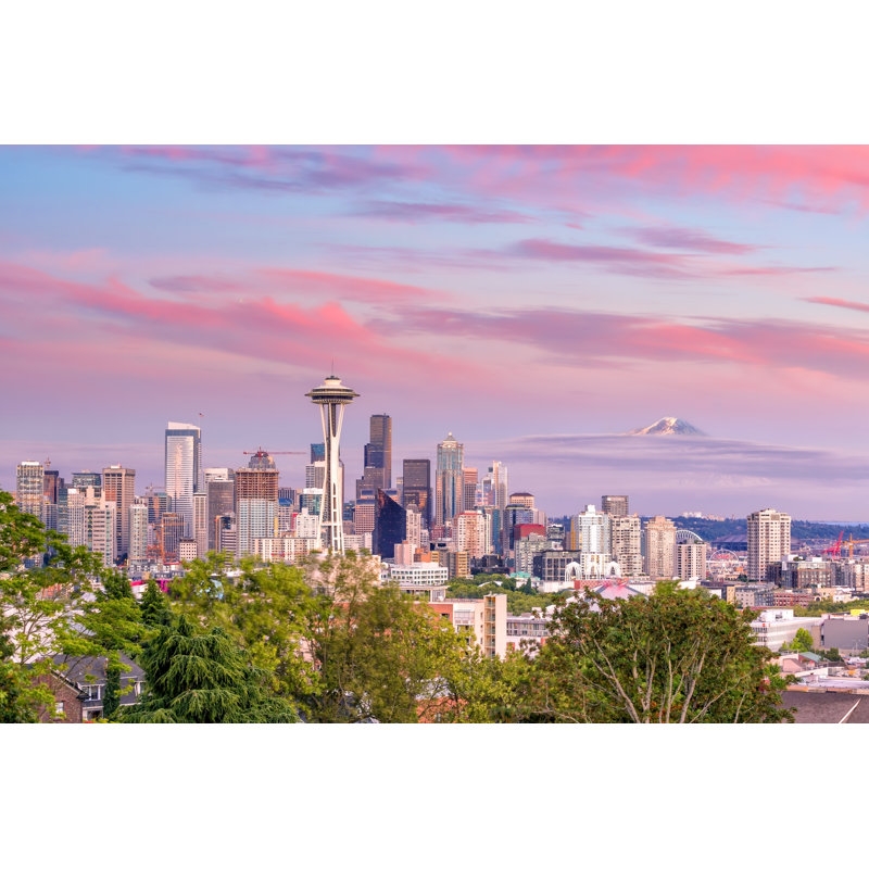 Aveliss " Seattle Skyline ", 8" H x 12" W