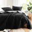 Édredon à rayures et courtepointe - double / grand, microfibre, literie de charme polyvalente pour lit double / grand, chic, ajoute une touche de classe à-124576482