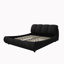 Lit plateforme de luxe avec dossier surdimensionné rembourré, lit plateforme tapissier, lit unique-2032811091-2032811088