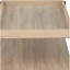 Table basse en bois d'ingénierie brun clair Miller
