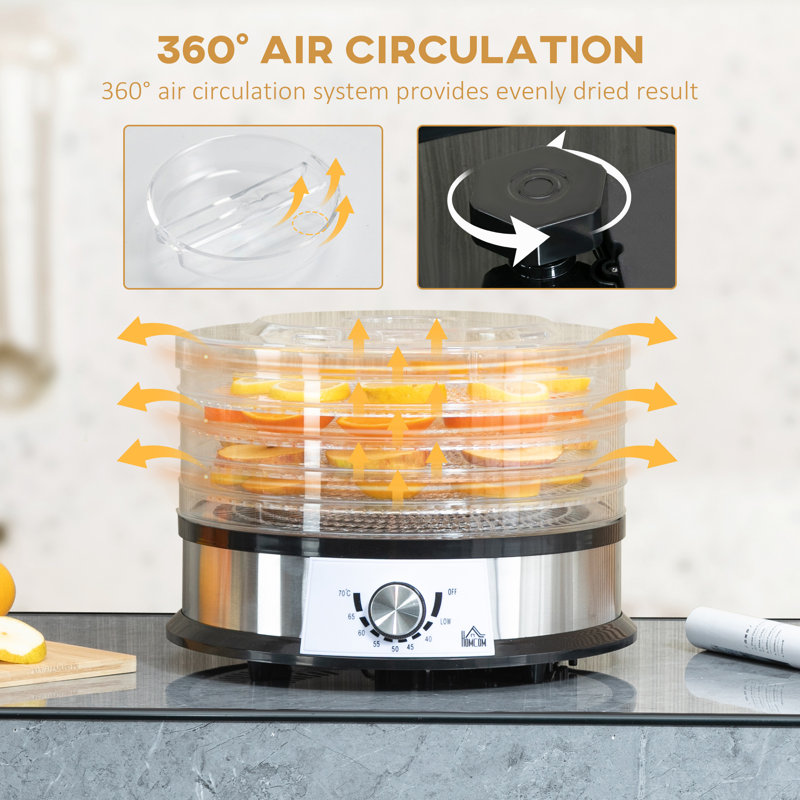 HOMCOM 250W Food Dehydrator