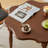 Chestnut colour Free form Solid Wood Dining table