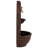 Lutton Weather-Resistant Polystone Solar Outdoor Wall Fountain - Bronze-97426020