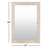 Cataldo Wood Flat Wall Mirror