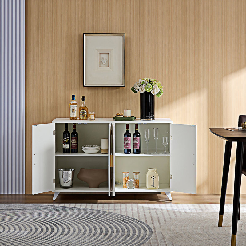 Buffet avec rangement et tablettes amovibles