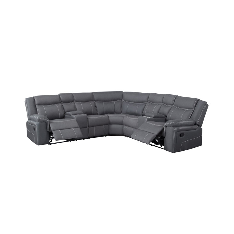 Canapé modulaire inclinable manuel 109,4 po