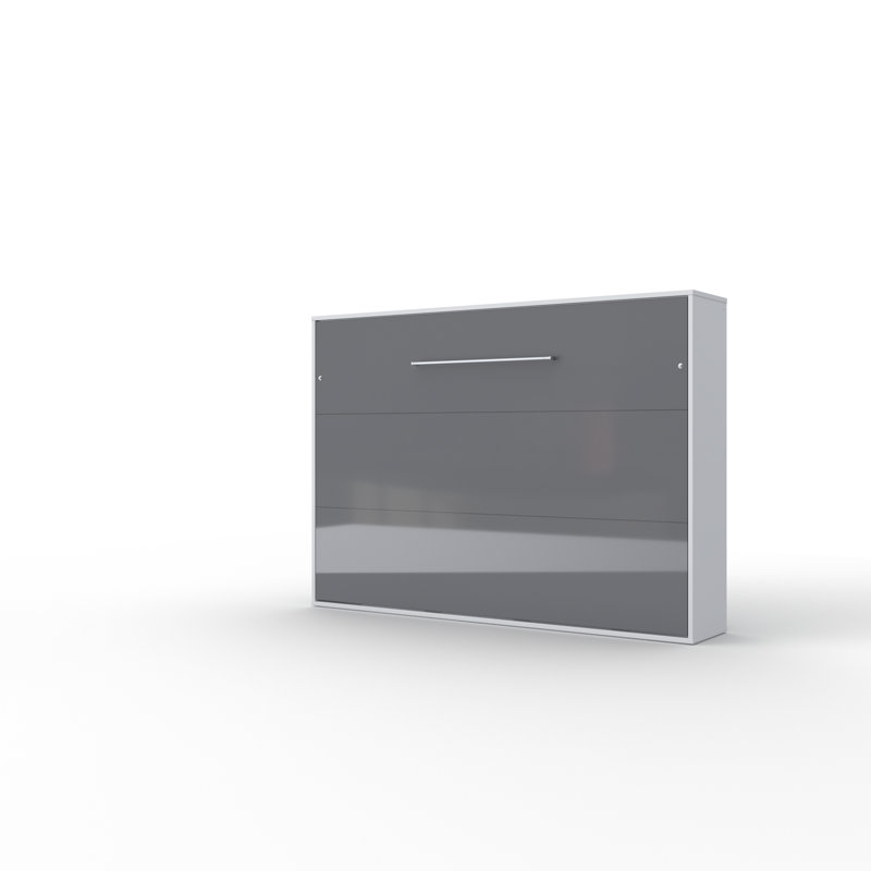 Ayvri Bed, White/Light Grey