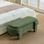 Banc ottoman de rangement rembourré de 48,8 pouces avec siège
