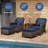 5-Piece Wicker Outdoor Patio Armrest Set-1689812146