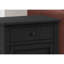 13,9 po Large table d'appoint avec placage noir - armoire de rangement pour petits objets 27 lb. Chambre et salon pratiques
