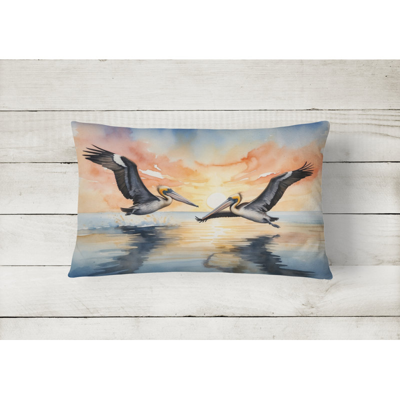 Coussin Pelicans, Rectangle H 12 po x l 16 po