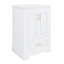 Meuble-lavabo de 24 pouces avec lavabo simple, armoire de rangement pour salle de bain avec 1 tiroir divisé, 2 tablettes de rangement